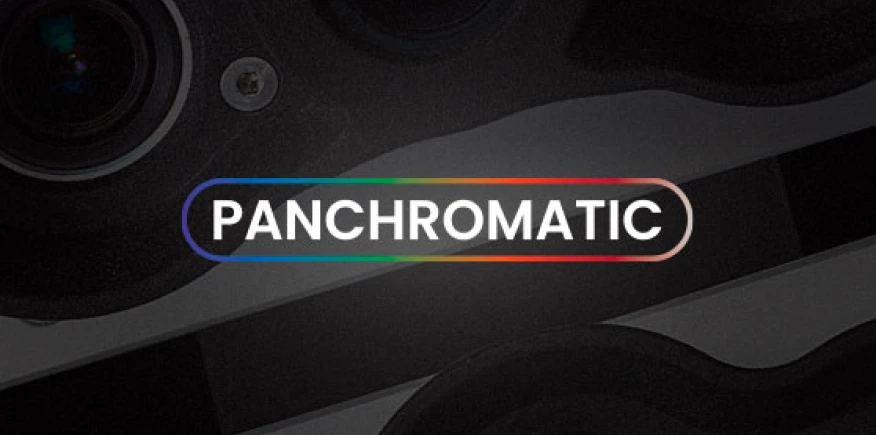 Banda pancromática <br /><strong>para resolução aprimorada</strong><br /> 