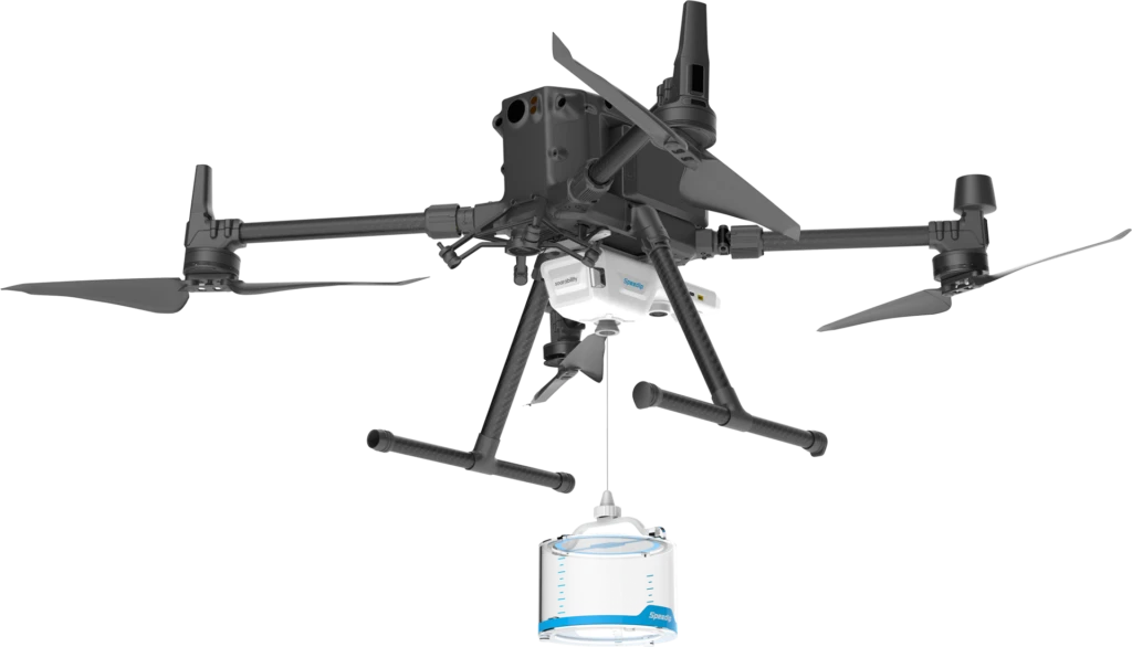 Solução de amostragem inteligente de água <br /><strong>com drone</strong>